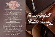 Butter Swany - Handwritten Font, a Script Font by FHFont (Thumbnail 9 of 9)