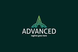 Advanced - Letter A Logo, a Branding & Logo Template by ashenterprise