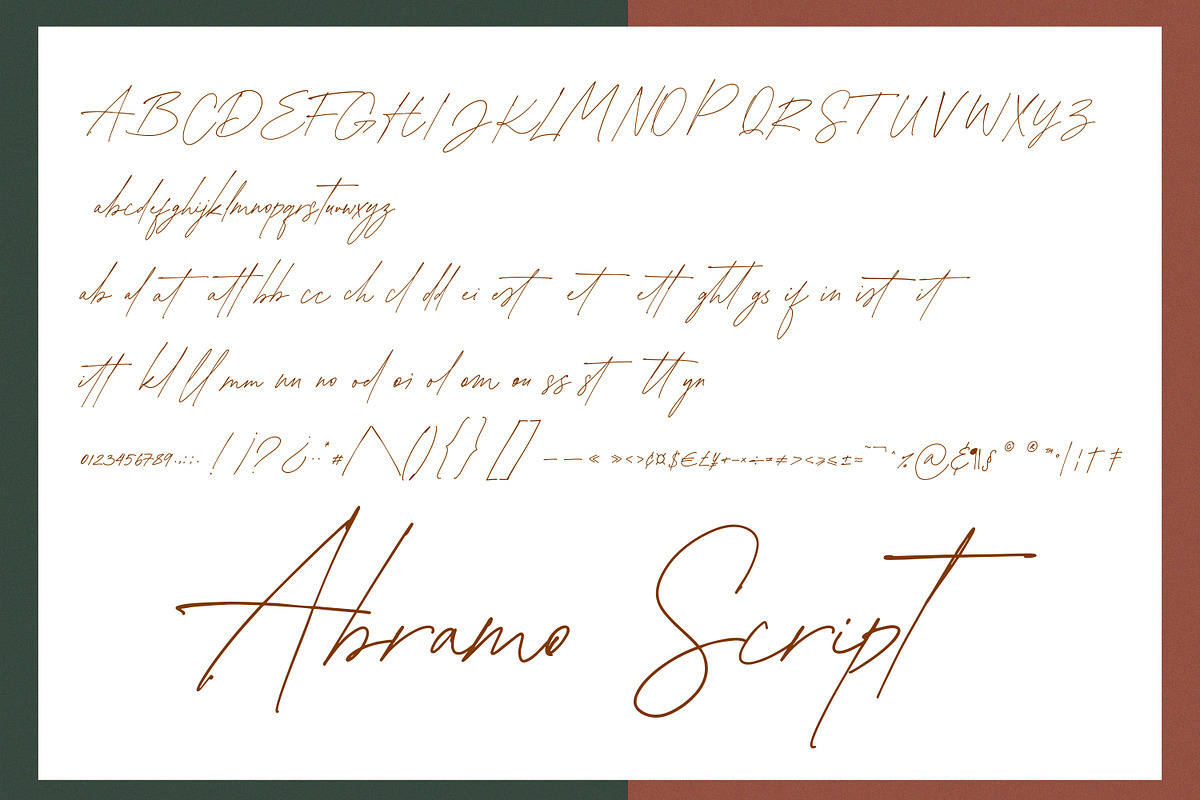 ABRAMO// Modern Font Duo, a Serif Font by PeachCreme (Photo 15 of 16)