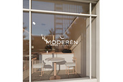 Logo Mockup on Glass Window Shop, an Advertising Mockup by Mockthethics. (Thumbnail 4 of 4)