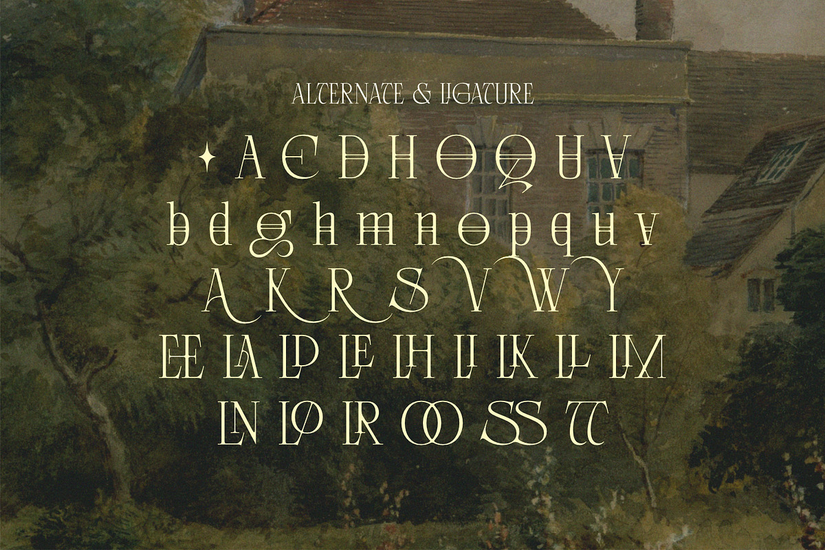 Roulos | Vintage Serif Display Font, a Serif Font by BlancaLab Studio (Photo 8 of 8)