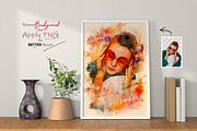 Portrait Photo Painting Effect PSD, a Brushes & More by zahidhossainalif (Thumbnail 2 of 18)