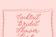 Whimsical Wedding Invitation Font, a Handwritten Font by Amalia Calligraphy (Thumbnail 7 of 8)