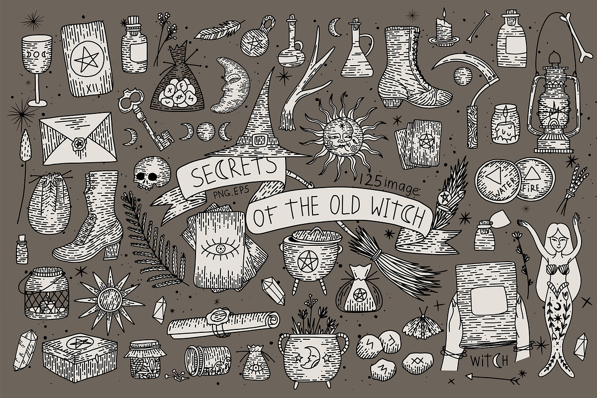 Secrets of the old witch. 125 object, an Illustration by Chikovnaya (Photo 1 of 11)