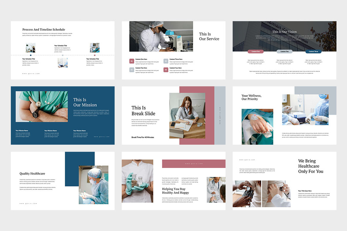 Qovia : Medical Google Slides, a Presentation Template by Punkl Camp (Photo 3 of 9)