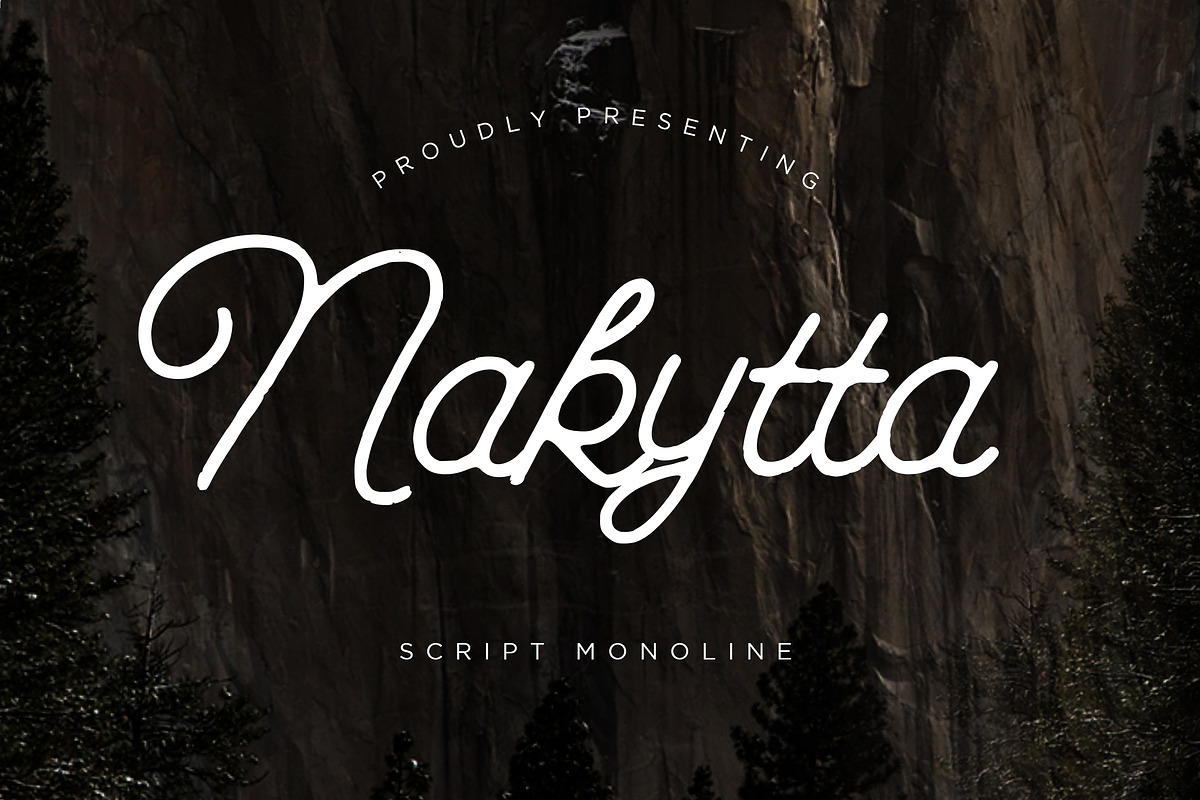 Nakytta Monoline Business Font