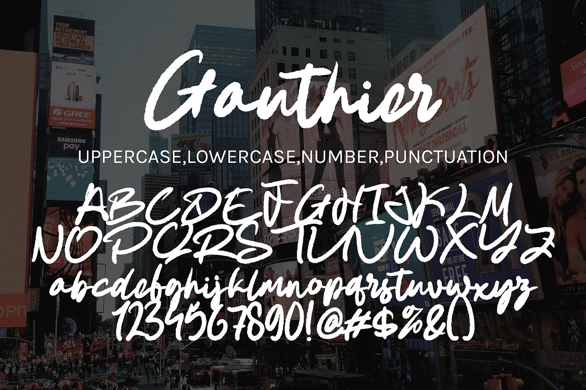 Gauthier, a Handwritten Font by HaKi Studio (Photo 5 of 5)