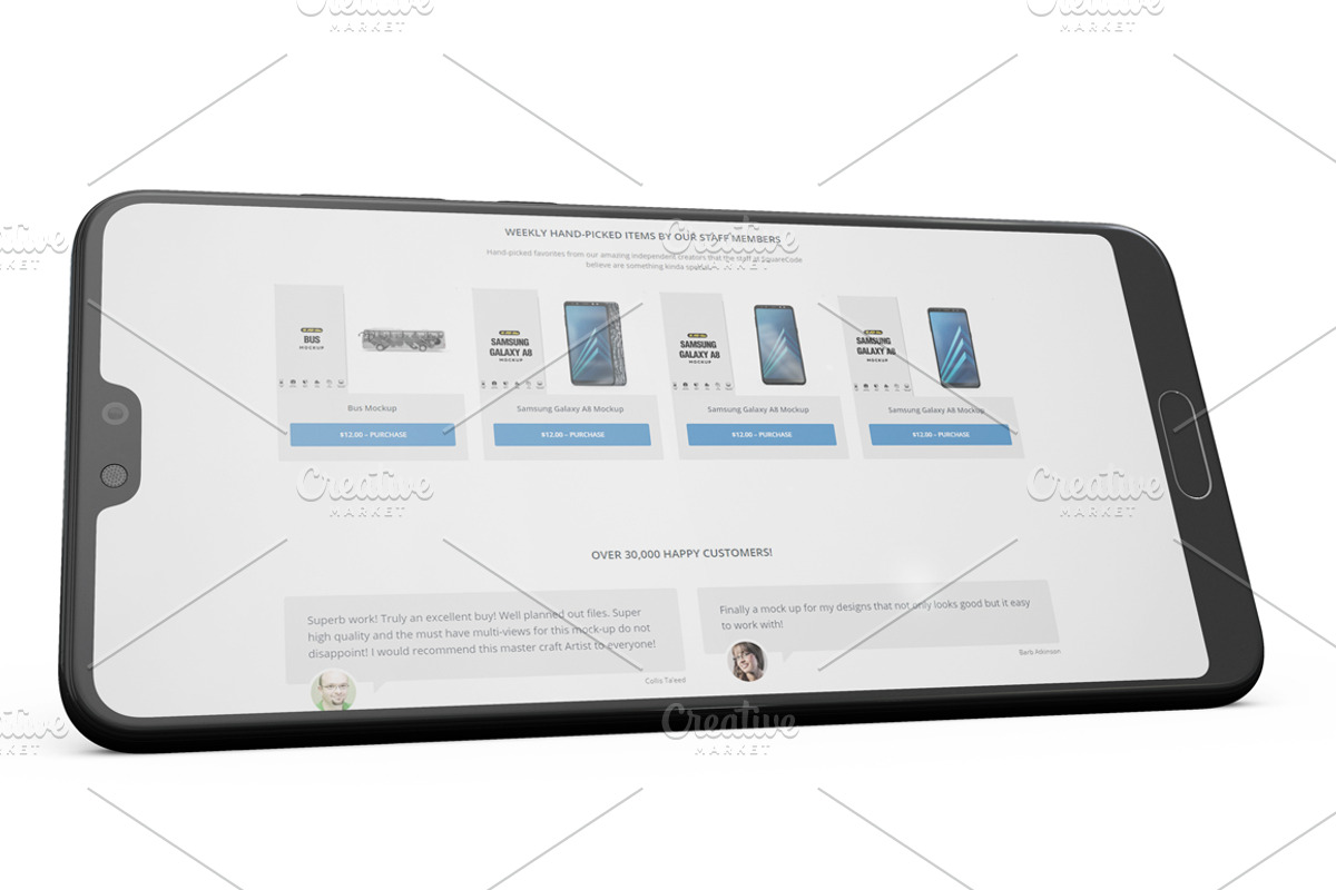 Huawei P20 Pro App Mockup Vol2, an Android Mockup by PixelMockup (Photo 15 of 17)