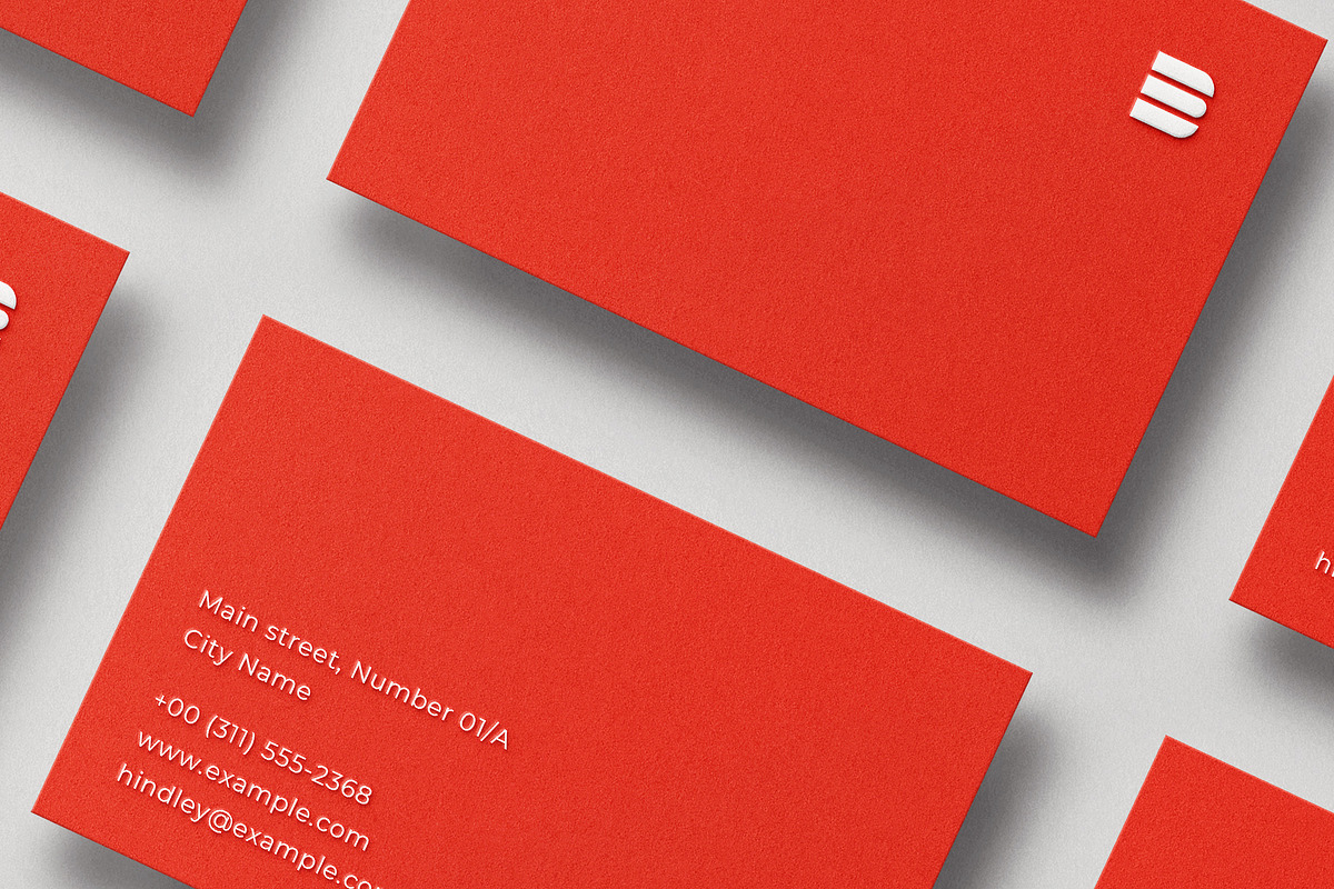 Business Card Mockup Template Logo, a Business Card Template by PrintPixel (Photo 6 of 8)