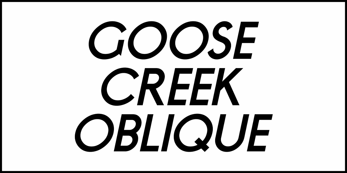 Goose Creek JNL, a Sans Serif Font by Jeff Levine Fonts (Photo 4 of 5)