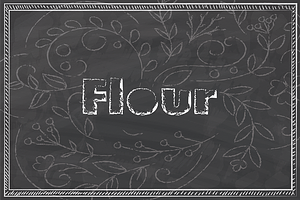 Flour OTF Font, a Font by Hunt Family Design