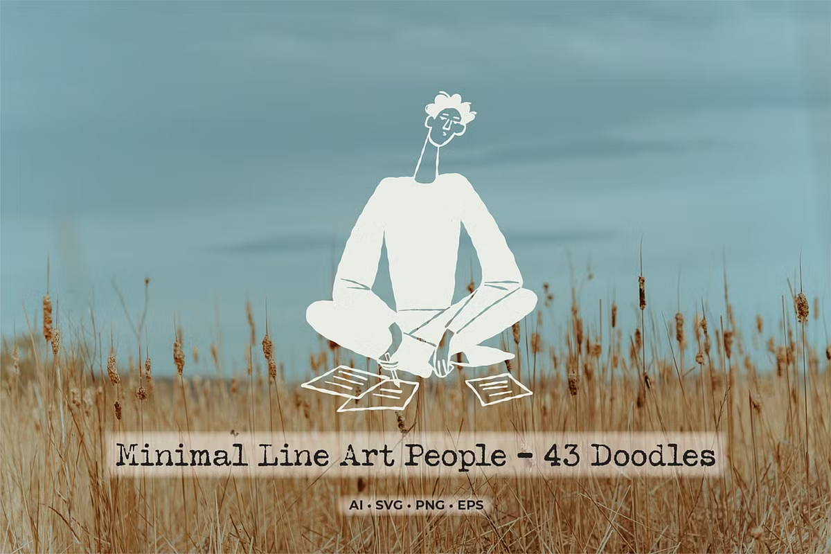 People Series BUNDLE: All 4 in 1, a Person Illustration by Veyla (Photo 26 of 33)