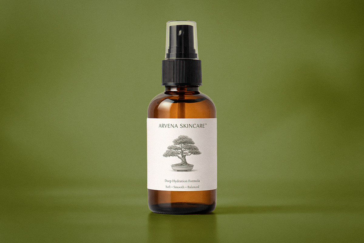 Hydrating Spray Bottle Mockup, a Packaging Mockup by Designer Dude (Photo 1 of 2)