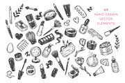 Cosmetics and makeup. Illustrations., an Illustration by Olga Olmix (Thumbnail 2 of 7)