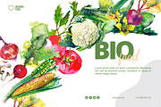 Vegetables clipart watercolor, a Food Illustration by Vero Arts (Thumbnail 3 of 9)