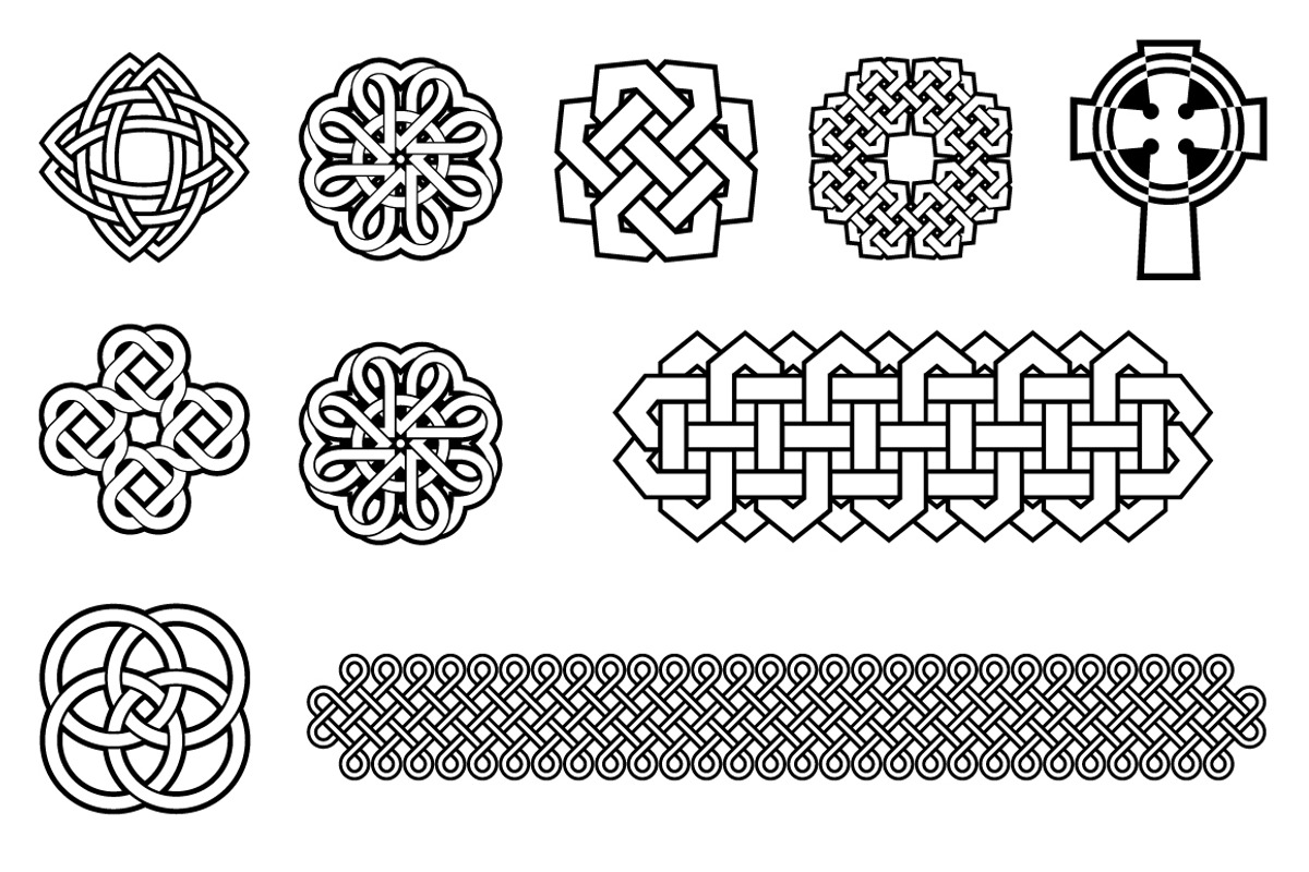 Celtic Knot Style Symbols, an Object Graphic by BackYard Graphics Co. (Photo 9 of 10)