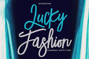 Lucky Fashion Brush Font