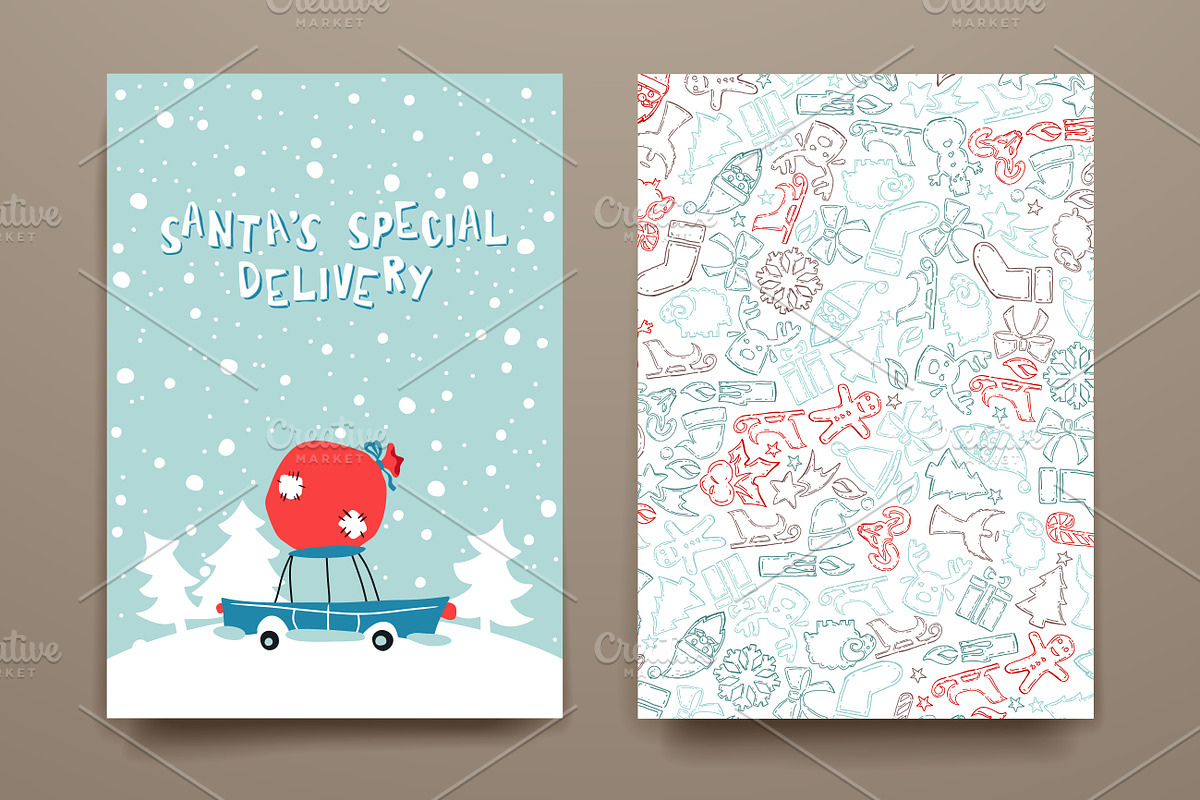 Merry Christmas Cards, a Card Template by Palau (Photo 3 of 3)