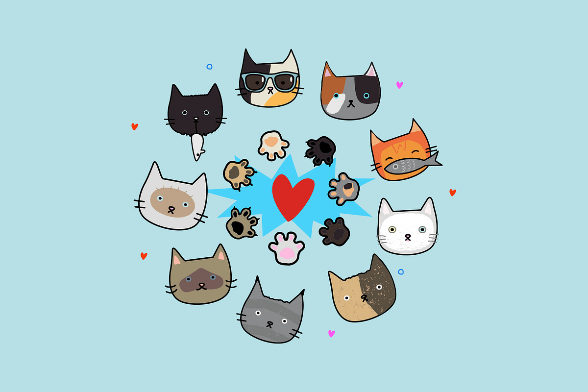 Minimal cats, an Animal Illustration by Alena (Photo 3 of 3)