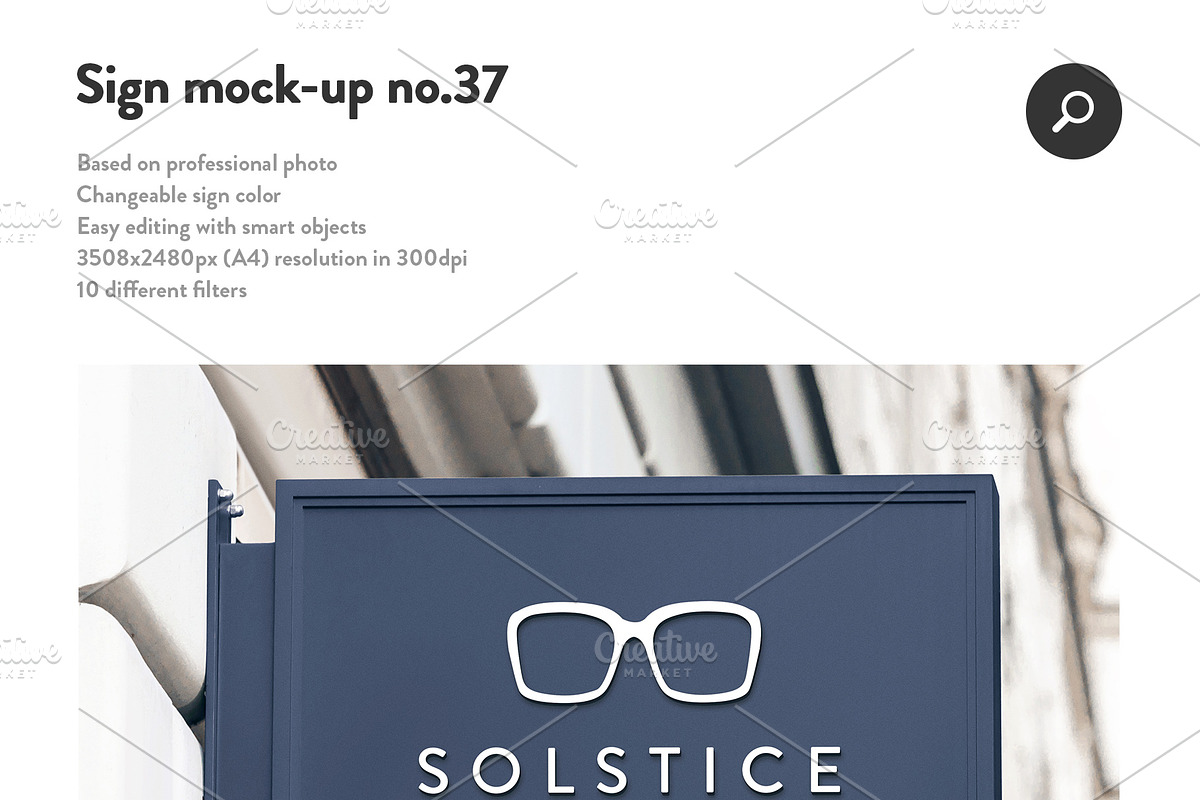 50 sign facade signboard logo mock, a Product Mockup by PrintPixel (Photo 39 of 53)