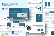 Product Roadmap - Google Slides, a Presentation Template by Iqsiart Studio (Thumbnail 1 of 3)