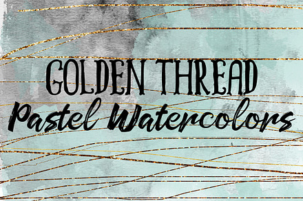 Golden Thread Pastel Watercolors