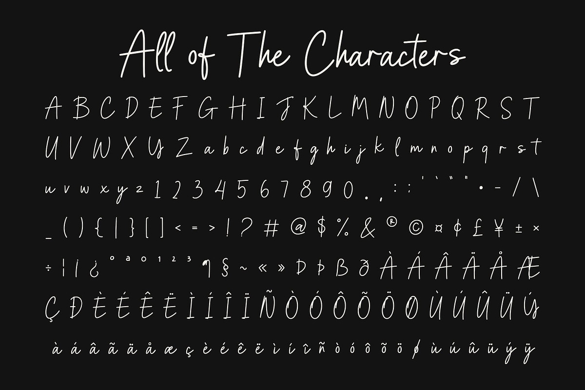 CS Gelda – Modern Script Font, a Script Font by Craft Supply Co. (Photo 8 of 8)