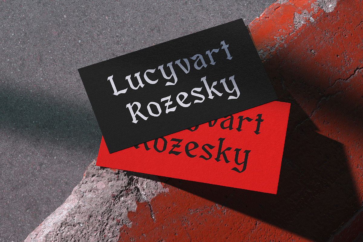 Burnhell - Blackletter Font, a Blackletter Font by AQR Studio (Photo 6 of 8)