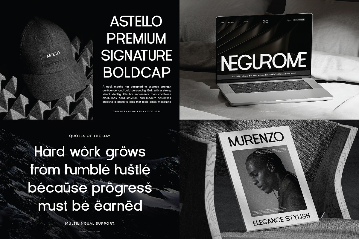 Modern Corporate Font Bundle, a Sans Serif Font by Flawless And Co (Photo 5 of 11)