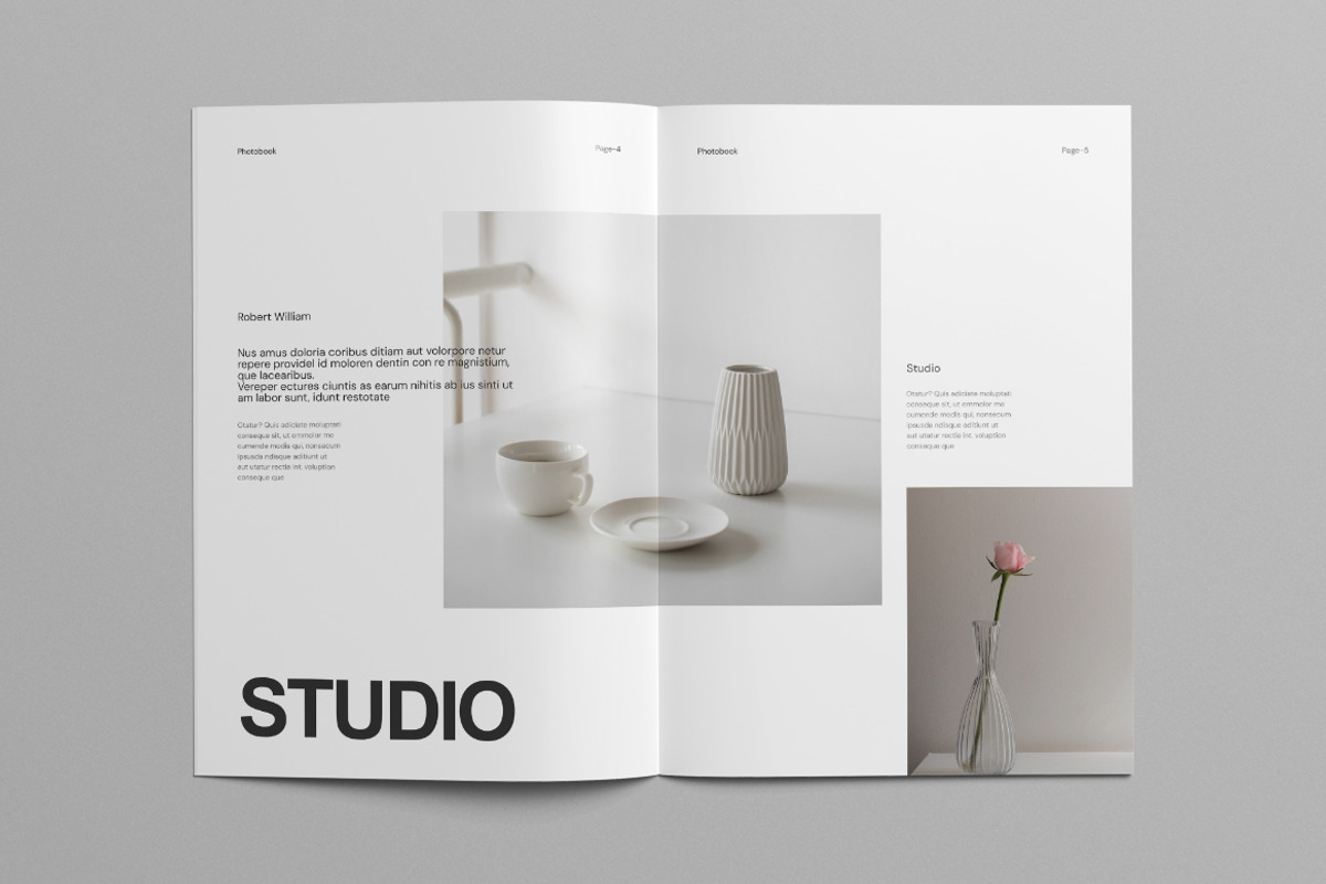 Photo Book Layout | Canva, a Brochure Template by Pixelpick (Photo 3 of 9)
