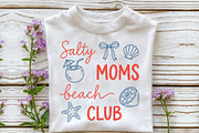 Doodle Summer Salty Moms Beach Club, an Illustration by OK Design (Thumbnail 4 of 5)