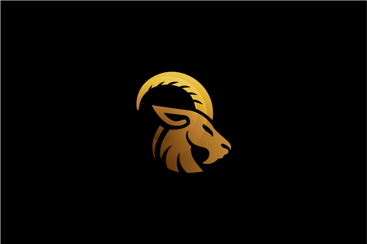 Goat Logo Template, a Branding & Logo Template by Metrolinevision