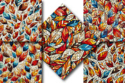 Colorful Mosaic of Autumn Seamless, an Illustration by DreamPrint404 (Thumbnail 2 of 5)