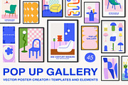 Pop Up Gallery Vector Poster Creator, an Object Graphic by ArtFM (Thumbnail 1 of 13)