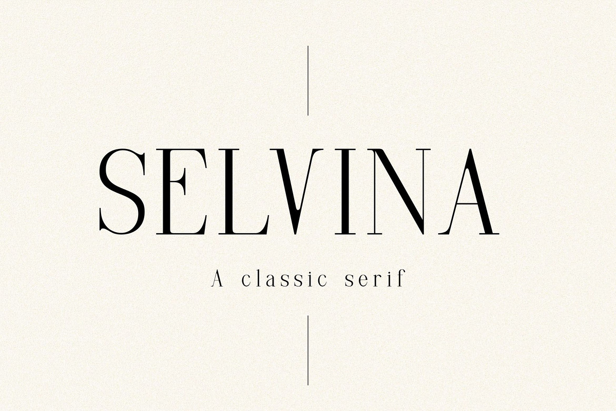 Selvina | a classic serif