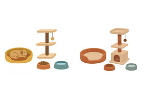 Pet furniture and accessories, an Object Illustration by ZinetroN