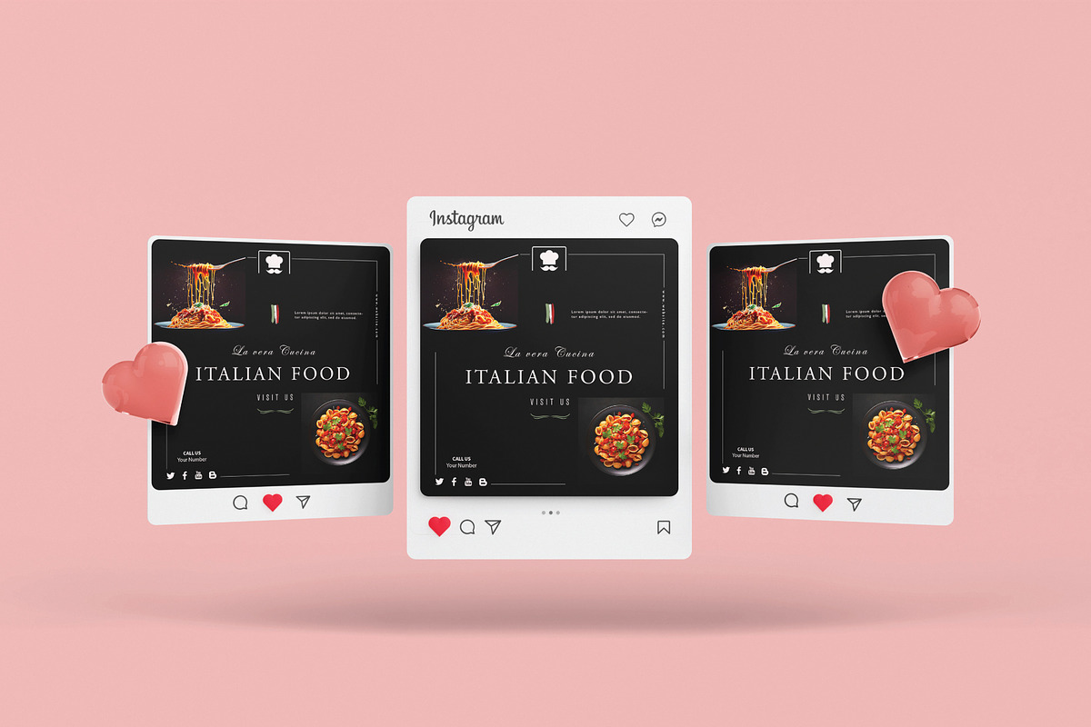 Pasta Salad Flyer Design, a Flyer Template by YUDesignStore (Photo 2 of 6)