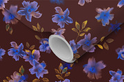 Watercolor Floral Pattern, a Pattern Graphic by MartinShop (Thumbnail 4 of 10)