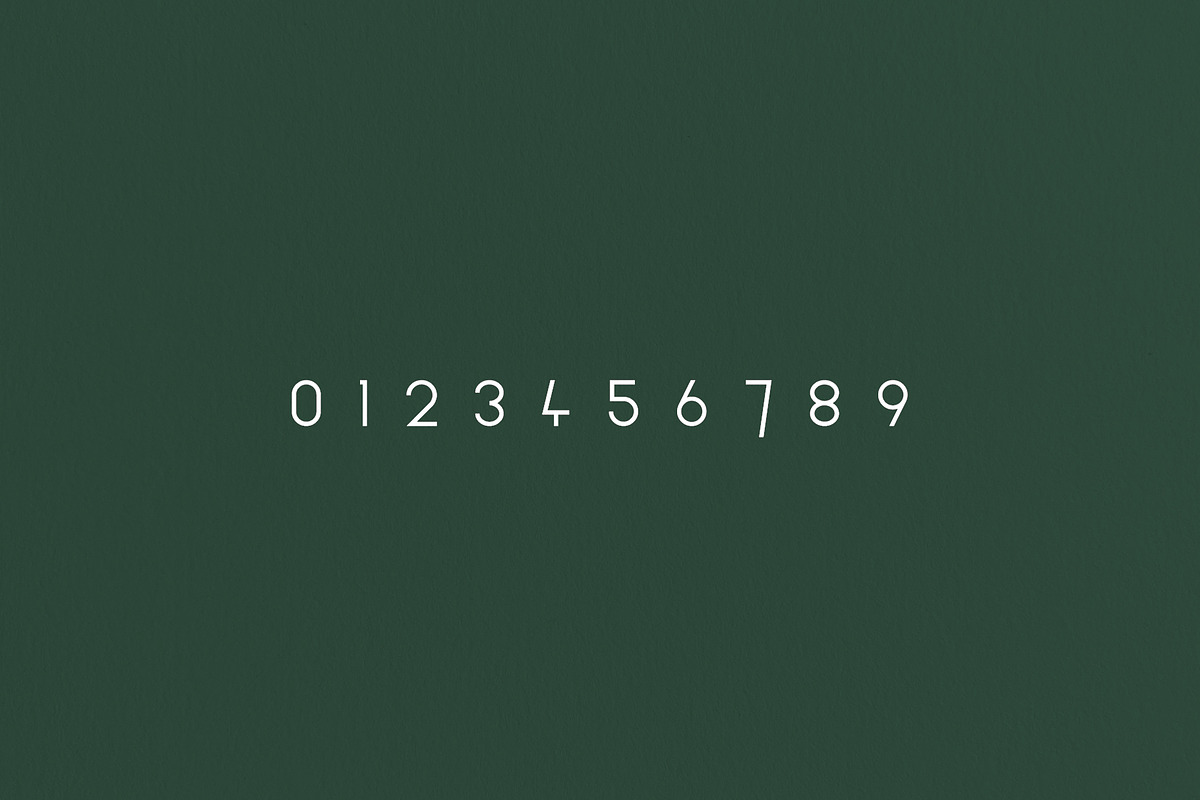 globe - a lowercase font design preview 4