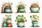 Whimsical St Patrick's Day Clipart, an Illustration by Craft Nest (Thumbnail 4 of 11)