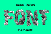 Wacomka Flowers Font, a Font by Handmadefont (Thumbnail 1 of 10)
