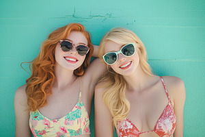 Bright and colorful summer fashion, a Photo by Pavel_design