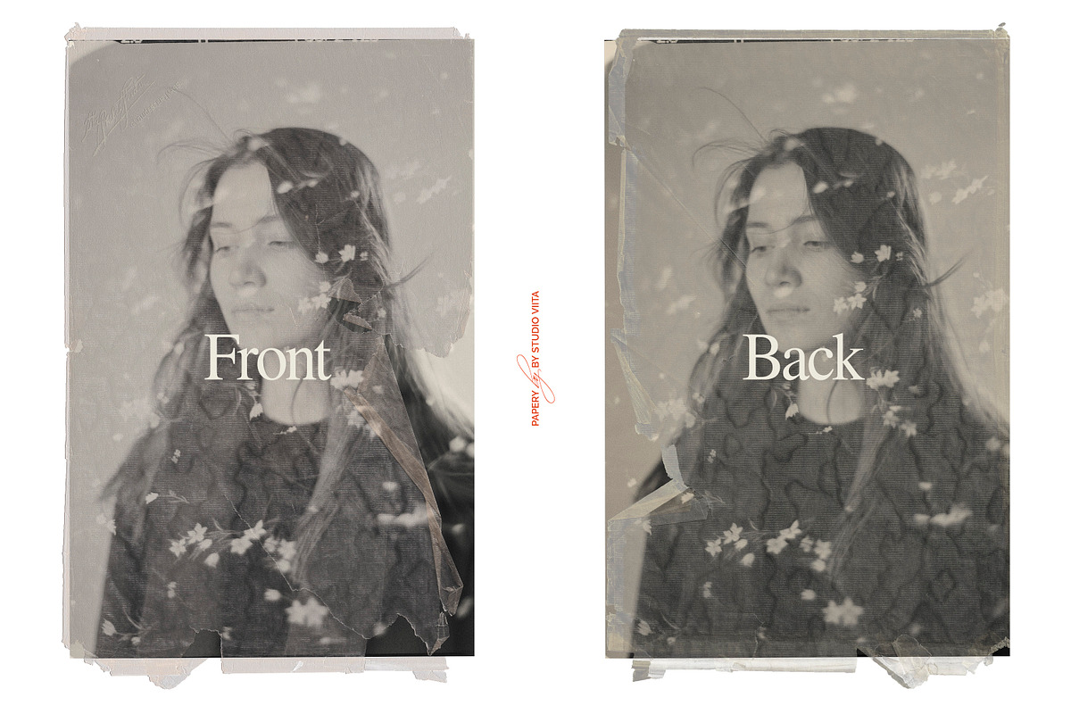 Vintage Photo Paper Sleeve Mockups, a Books & Magazine Mockup by Studio Viita (Photo 4 of 10)