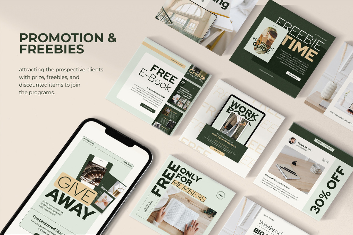 Financial Instagram Creator CANVA PS, a Social Media Template by Eviory (Photo 33 of 34)