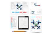 Plasticine vector quadrocopter drone, a Stationery Template by The Vector Vault (Thumbnail 1 of 5)