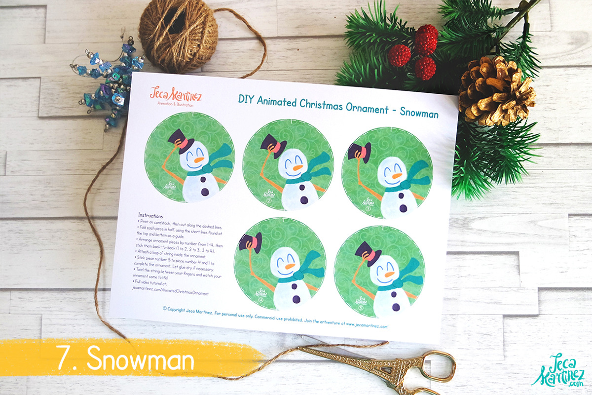 Animated Christmas Ornaments, an Illustration by Jeca Martinez (Photo 9 of 11)