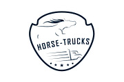 Horse and truck equine transport, a Transportation Illustration by LogosDen (Thumbnail 1 of 3)