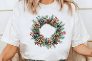 Watercolor Rustic Christmas Clipart, an Illustration by Libby Wishes (Thumbnail 2 of 7)