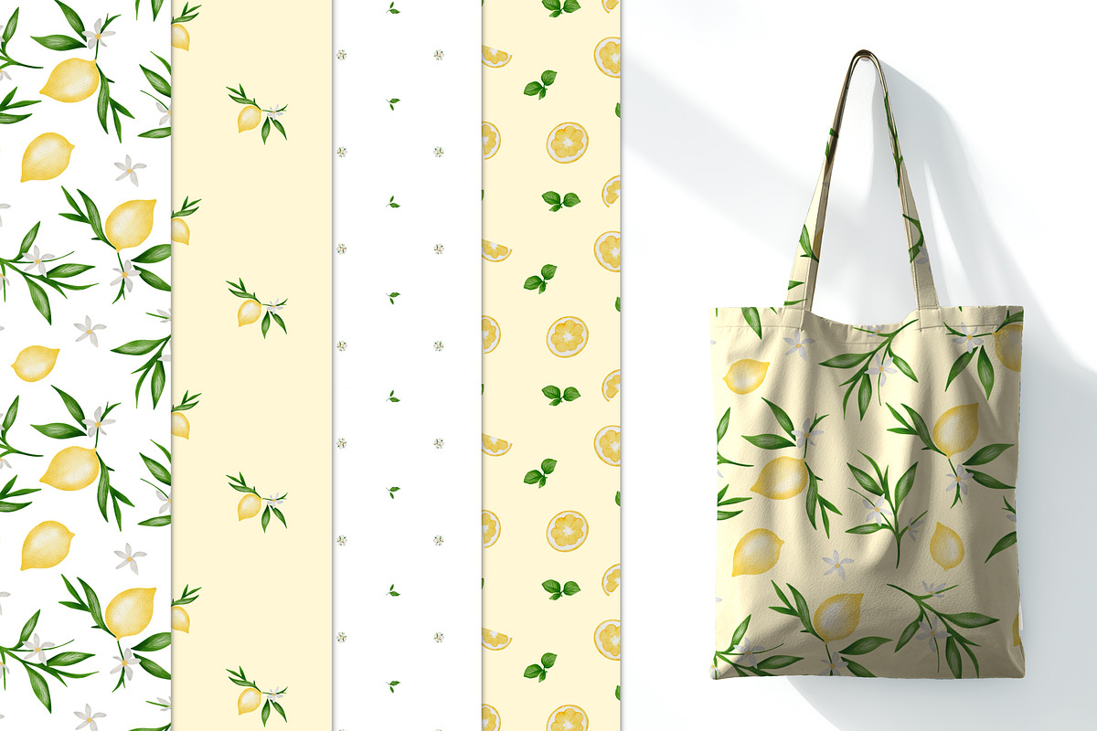 Fruit & Berry Seamless Pattern Pack, a Pattern Graphic by ZabolotnaArt (Photo 5 of 7)