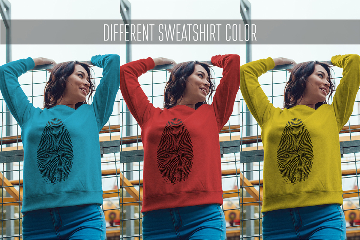 Sweatshirt Mock-Up Vol.2, a Hoody Mockup by Freeman Studio (Photo 3 of 16)